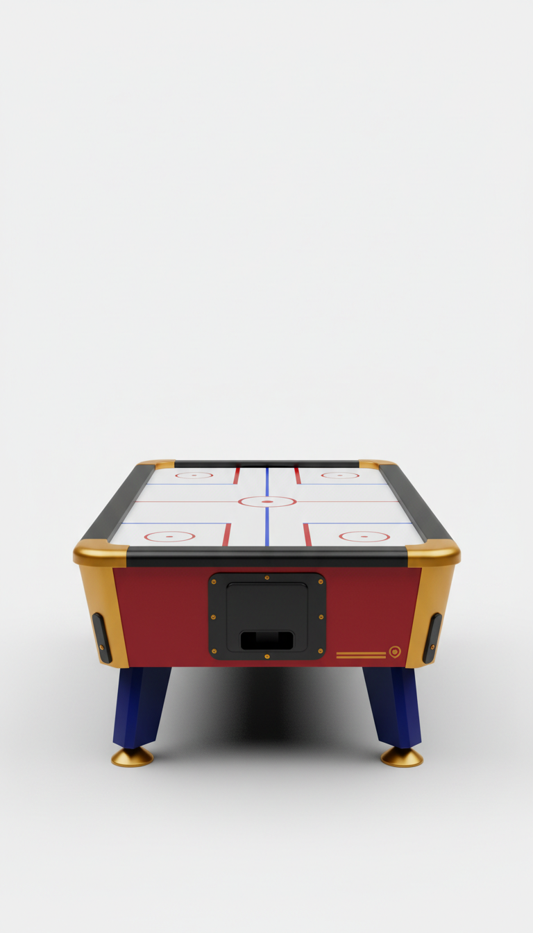 Máquina de air hockey con superficie extra lisa