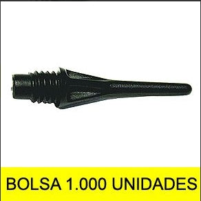 PUNTAS MICROTIPS 2 BA =4mm negra(1000)
