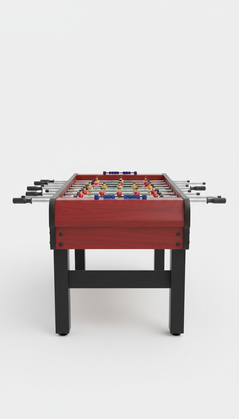 Futbolín de campeonato con barra telescópica